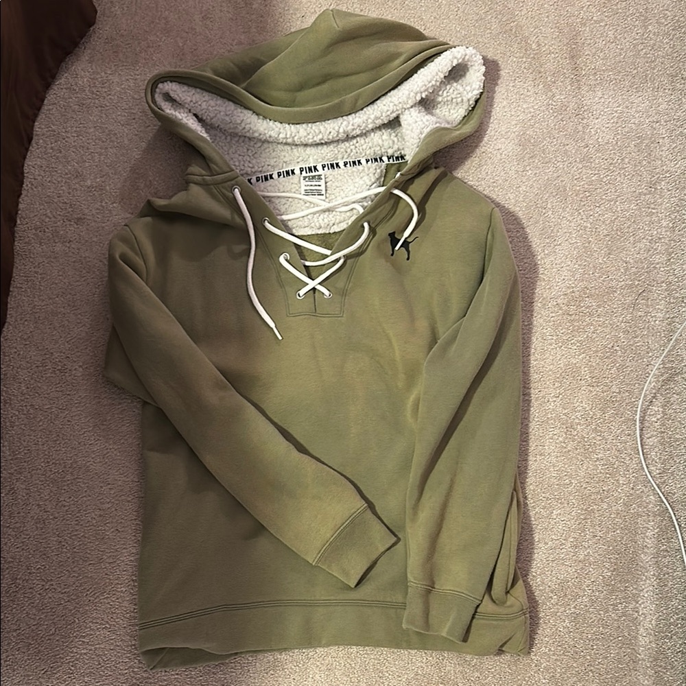 Victoria's Secret Pink Sherpa Hoodie